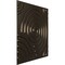 Ekena Millwork 19 5/8in. W x 19 5/8in. H Spiral EnduraWall Decorative 3D Wall Panel Covers 2.67 Sq. Ft. WP20X20SPCDB - alternate 3